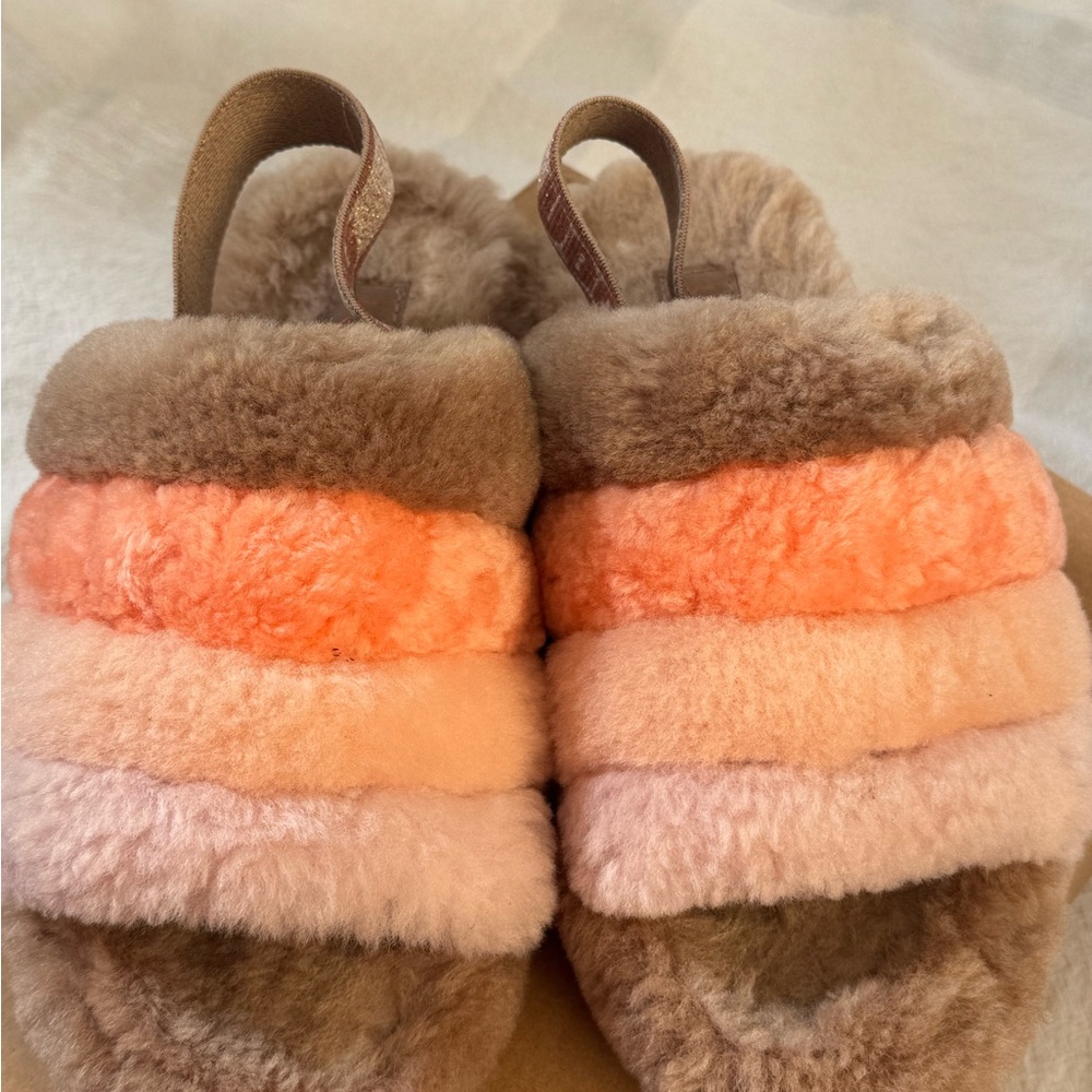 UGG Multicolor Fluff Yeah Slide Sandals